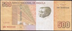 Angola 500 Kwanzas 2012 Çok Temiz + Pick155