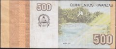 Angola 500 Kwanzas 2012 Çok Temiz + Pick155