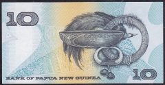 Papua New Guinea 10 Kına 1988 Çil Pick 9a
