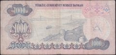 6.Emisyon 1.Tertip 1000 Lira B07 440327 Temiz
