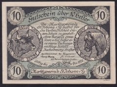 AVUSTURYA 10 HELLER NOTGELD 1920 ÇİL