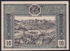 AVUSTURYA 10 HELLER NOTGELD 1920 ÇİL