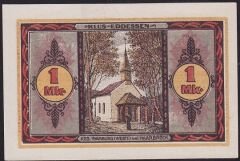 Almanya 1 Mark Notgeld 1922 Çil
