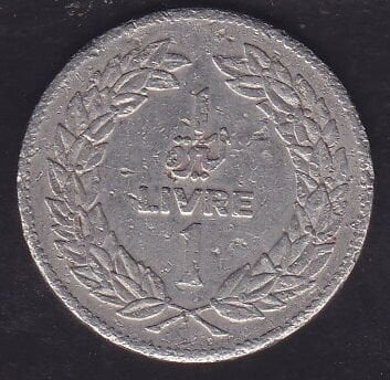 Lübnan 1 Livre 1975