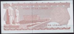 6.Emisyon 3.Tertip 20 Lira G16 307755 Çilaltı