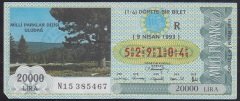 1993 9 NİSAN ÇEYREK BİLET R SERİSİ