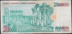 7.Emisyon 20 000 000 Lira F46 154384 Çok Temiz