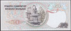 6.Emisyon 2.Tertip 50 Lira J16 630769 Çil