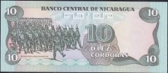 Nikaragua 10 Cordobas 1985 Çil