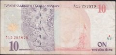 8.Emisyon 10 YTL A32 792162 Çok Temiz
