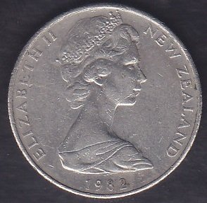 NEW ZEALAND 10 CENT 1982