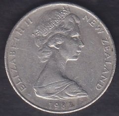 NEW ZEALAND 10 CENT 1982