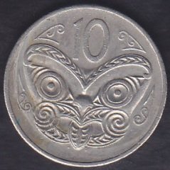 NEW ZEALAND 10 CENT 1982