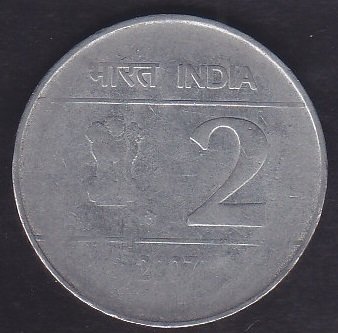 HİNDİSTAN 2 RUPEES 2007