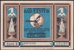 Almanya 1 Mark Notgeld 1920 Çil