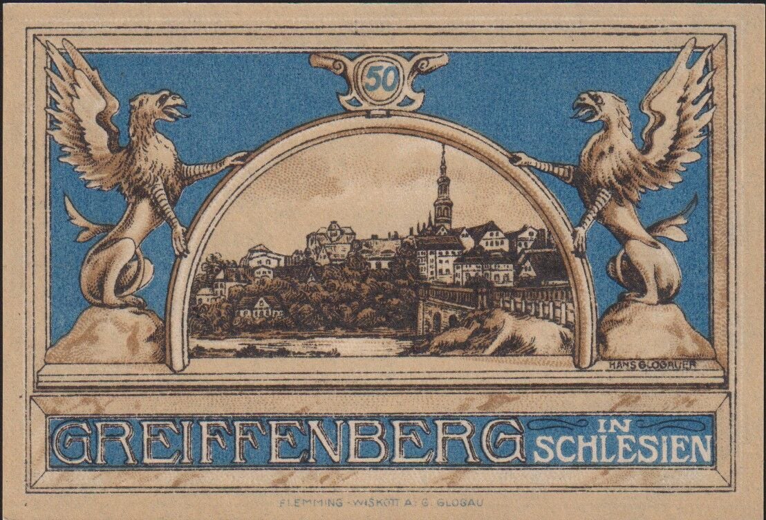 Almanya 50 Pfennig Notgeld 1920 Çil