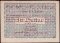 Avusturya 10 Heller Notgeld 1920 Çil