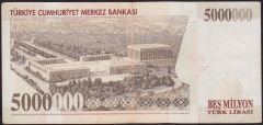 7.Emisyon 5 000 000 Lira G23 397344 Çok Temiz