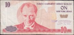 8.Emisyon 10 YTL A12 293870 Çok Temiz