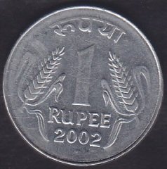 HİNDİSTAN 1 RUPEE 2002