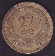 1948 Yılı 25 Kuruş