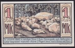 Almanya 1 Mark Notgeld 1921 Çil