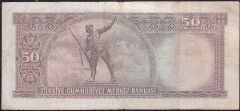 5.Emisyon 7.Tertip 50 Lira V61 085932 Çok Temiz