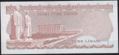 6.Emisyon 3.Tertip 20 Lira F88 756029 Çok Temiz+