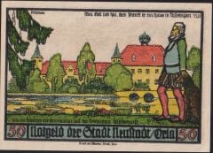 Almanya 50 Pfennig Notgeld 1921 Çil