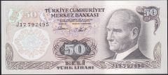 6.Emisyon 2.Tertip 50 Lira J17 924495 Çilaltı Çil