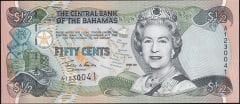 Bahama 1/2 Dolar 2001 Çilaltı Çil Kraliçe Pick68