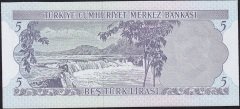 6.Emisyon 2.Tertip 5 Lira K54 238278 Çil