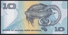 PAPUA NEW GUİNEA 10 KINA 1988 ÇİL P9c değerli eski paralar