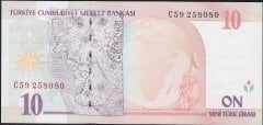 8.Emisyon 10 YTL C59 258080 Çil