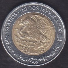 MEKSİKA 1 PESO 2001 BİMETAL