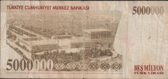 7.Emisyon 5 000 000 Lira L10 854807 Temiz