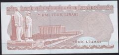 6.Emisyon 3.Tertip 20 Lira F80 935621 Çilaltı Çil
