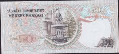6.Emisyon 2.Tertip 50 Lira J18 277856 Çil