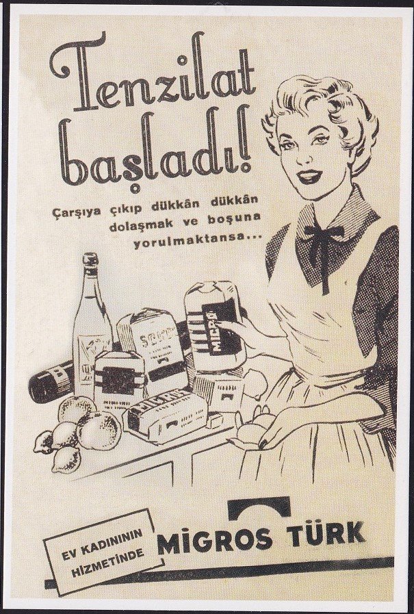 Reklam - Migros Türk Kartpostal