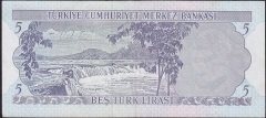 6.Emisyon 2.Tertip 5 Lira K49 311325 Çok Temiz+