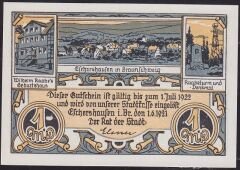 Almanya 1 Mark Notgeld 1922 Çil