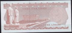 6.Emisyon 3.Tertip 20 Lira F76 458722 Çil