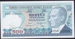 7.Emisyon 2.Tertip 500 Lira E05 215000 Çilaltı Çil