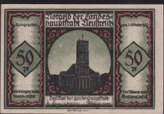 Almanya 50 Pfennig Notgeld 1921 Çil