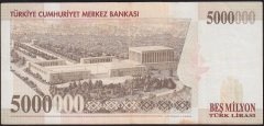 7.Emisyon 5 000 000 Lira E69 897040 Çok Temiz+