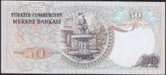 6.Emisyon 2.Tertip 50 Lira J19 230572 Çil