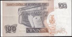 Peru 100 Intis 1987 Ççt Çilaltı Pick133