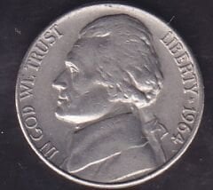 Amerika 5 Cent 1964