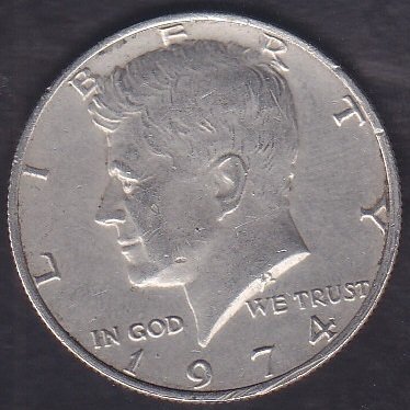 AMERİKA 1/ 2 DOLAR ( HALF ) 1974 eski para