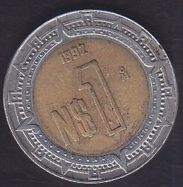 MEKSİKA 1 PESOS 1992